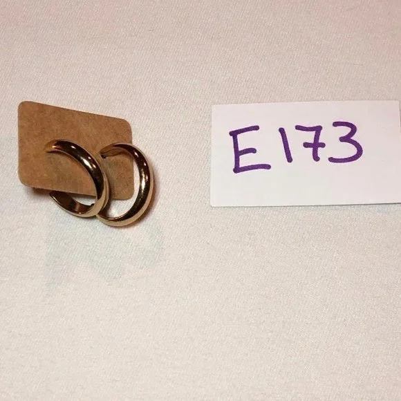 Vintage Vendome Gold Hoops c.1980's - Picture 5 of 5